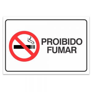 proibido fumar