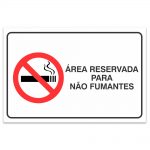 area reservada para nao fumantes