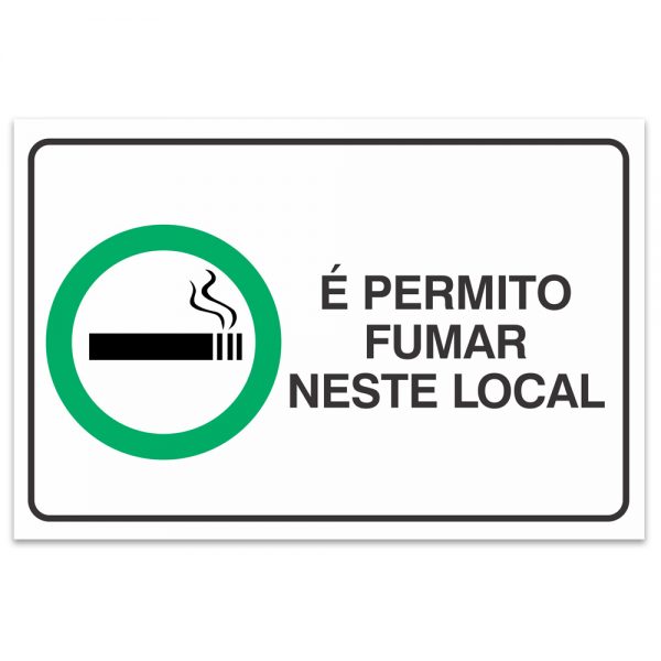 e permitido fumar