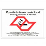 proibido fumar neste local sao paulo ingles