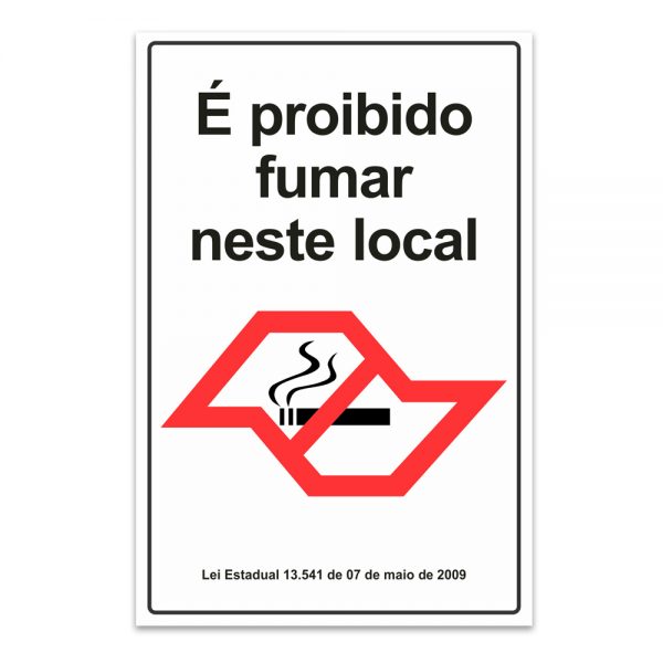 proibido fumar neste local sao paulo