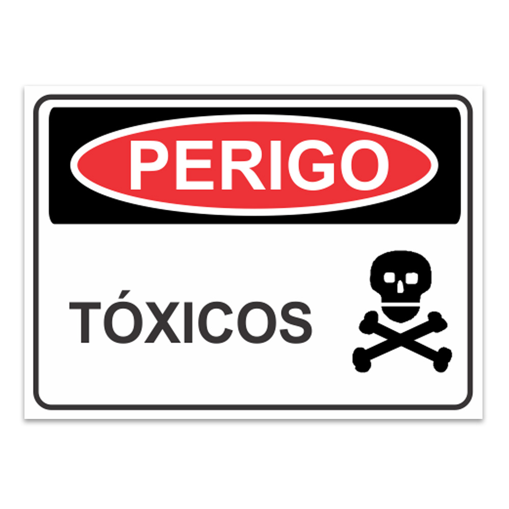 Acesso Placas e Sinalizações – Perigo tóxico – Ultrapack