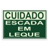 Placa Escada em Leque