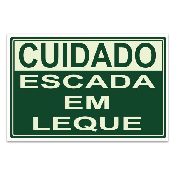 Placa Escada em Leque