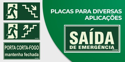 Placas de Sinalização Diversas Aplicações